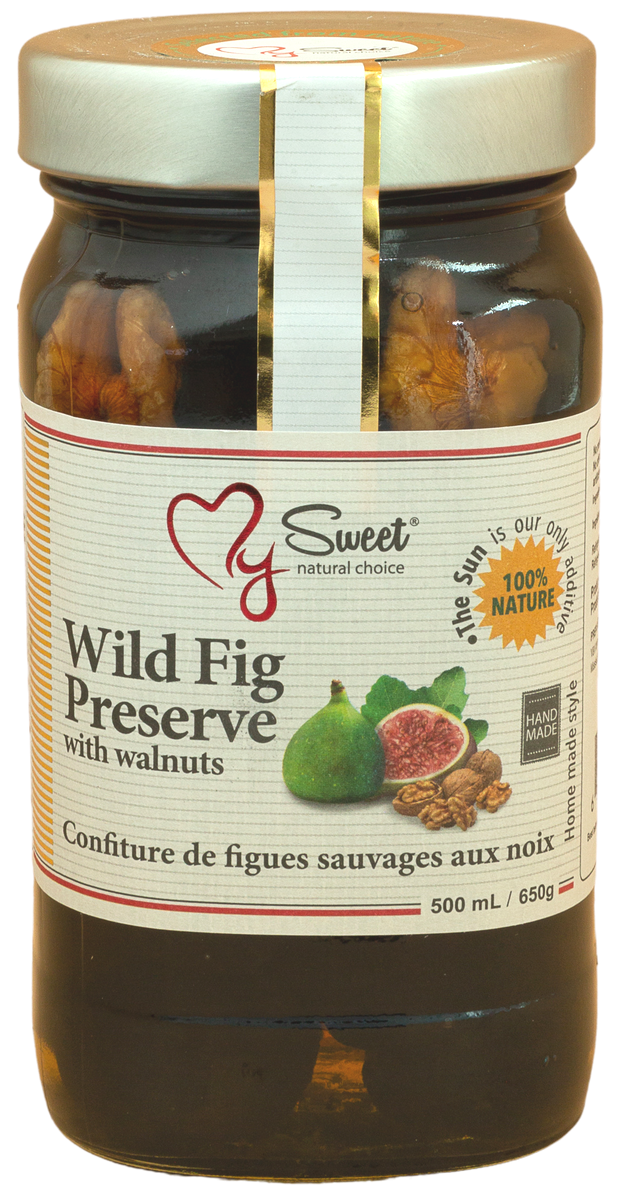 Wild Fig Preserve With Walnuts 650g